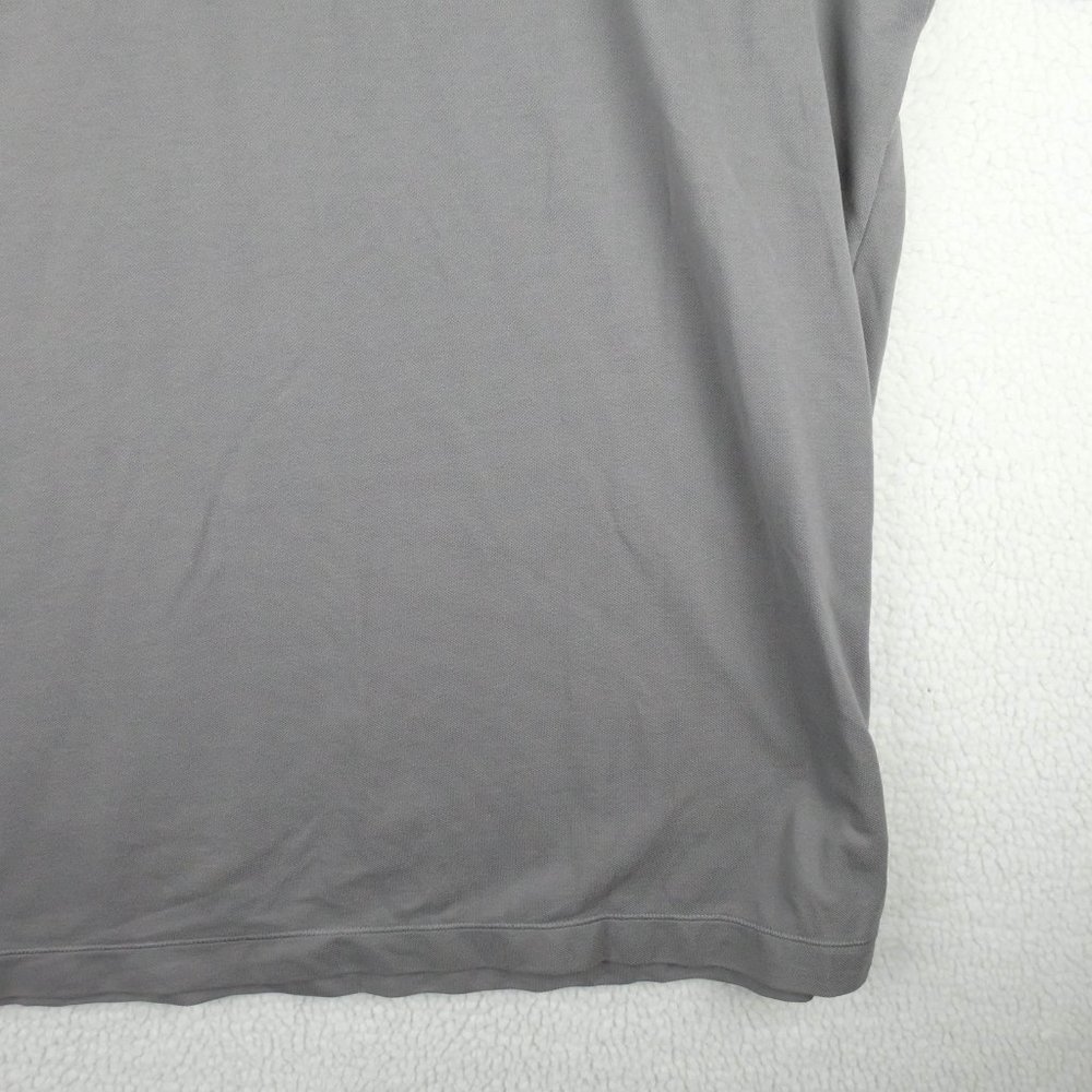 Tommy Bahama Polo Mens XXL 2XL Gray Shirt Pima Cotton Knit Ringer Short Sleeve - Picture 5 of 11